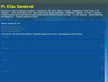 Tablet Screenshot of pastorsandoval.com